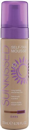 SUNKISSED Self-Tan Mousse Dark Brązująca pianka do ciała 200ml
