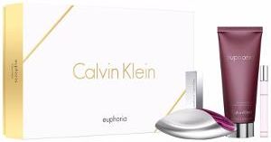 Calvin Klein Euphoria woda perfumowana 100 ml + Balsam do ciała 100 ml + miniatura 10ml