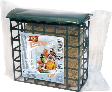 Vitapol Blok tłuszczowy z suszonymi insektami w plastikowym karmniku 300g 