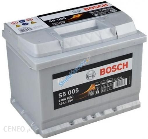BOSCH S5 SILVER 63AH 610A S50 05