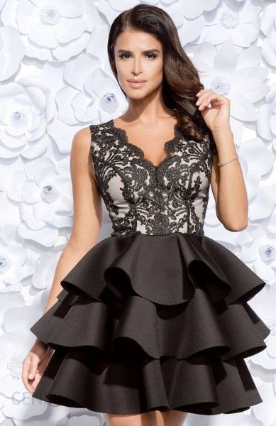 Bicotone 2127-06 sukienka czarna - Ceny i opinie 
