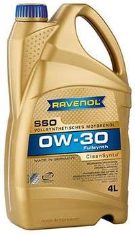 RAVENOL SSO SAE 0W-30 CleanSynto 4L