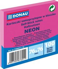 Zdjęcie Pbs Connect Karteczki Samoprzylepne W Bloczku 76X76Mm 100 Kartek Neon Różowy - Siewierz