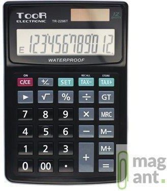Electronic Kalkulator Toor Tr2296 12 Pozycyjny Wodoodporny