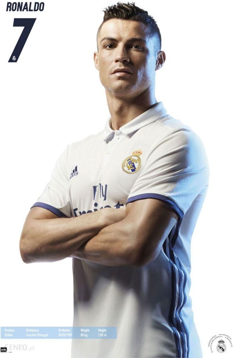 Cristiano Ronaldo Madryt plakat cm - Opinie i ceny na Ceneo.pl