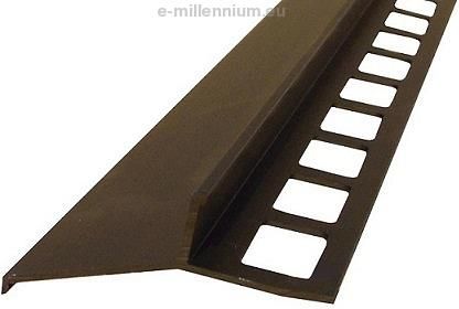 Emaga Profil Aluminiowy Balkonowy Okapnikowy 44Mm 3,0M - Okapnik Anodowany Brąz