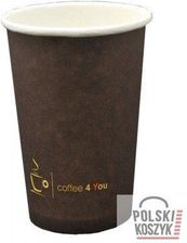 Zdjęcie Kubek papierowy 250ml z nadrukiem COFFEE 4 YOU - Strzelin