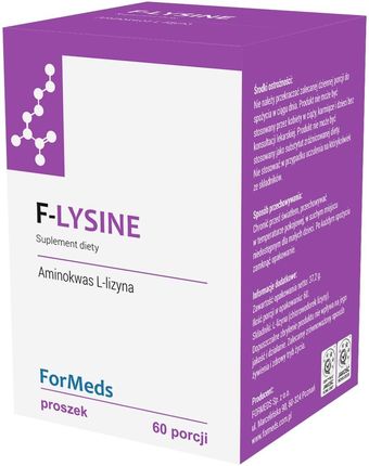 Formeds F-LYSINE L-lizyna 60 porcji