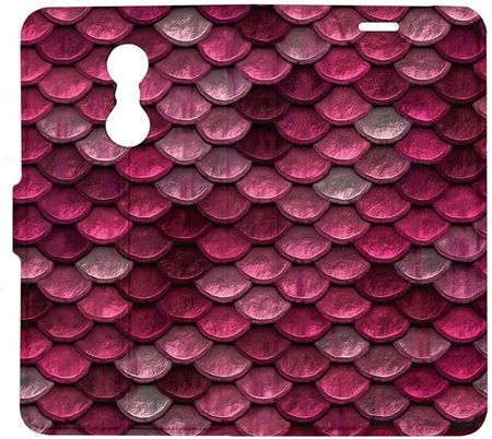 Funcase Flexi Book Lenovo K6 Note Pink Tiles