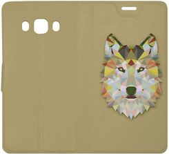 FunCase Flexi Book Galaxy J5 2016 Triangle Wolf