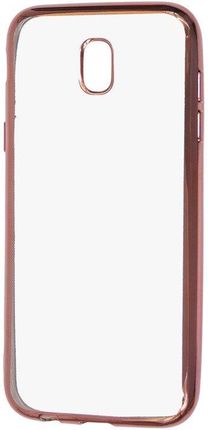 XGSM Electro Jelly Case Galaxy J3 2017 Przezroczysty Różowy