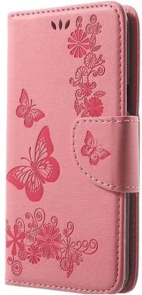 XGSM Butterfly Flexi Book Galaxy J3 2016 Różowy