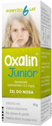 Oxalin Junior Żel Do Nosa 10g 