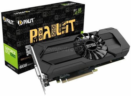 Palit GTX1060 StormX 6GB GDDR5 (NE51060015J9F) - Karta graficzna