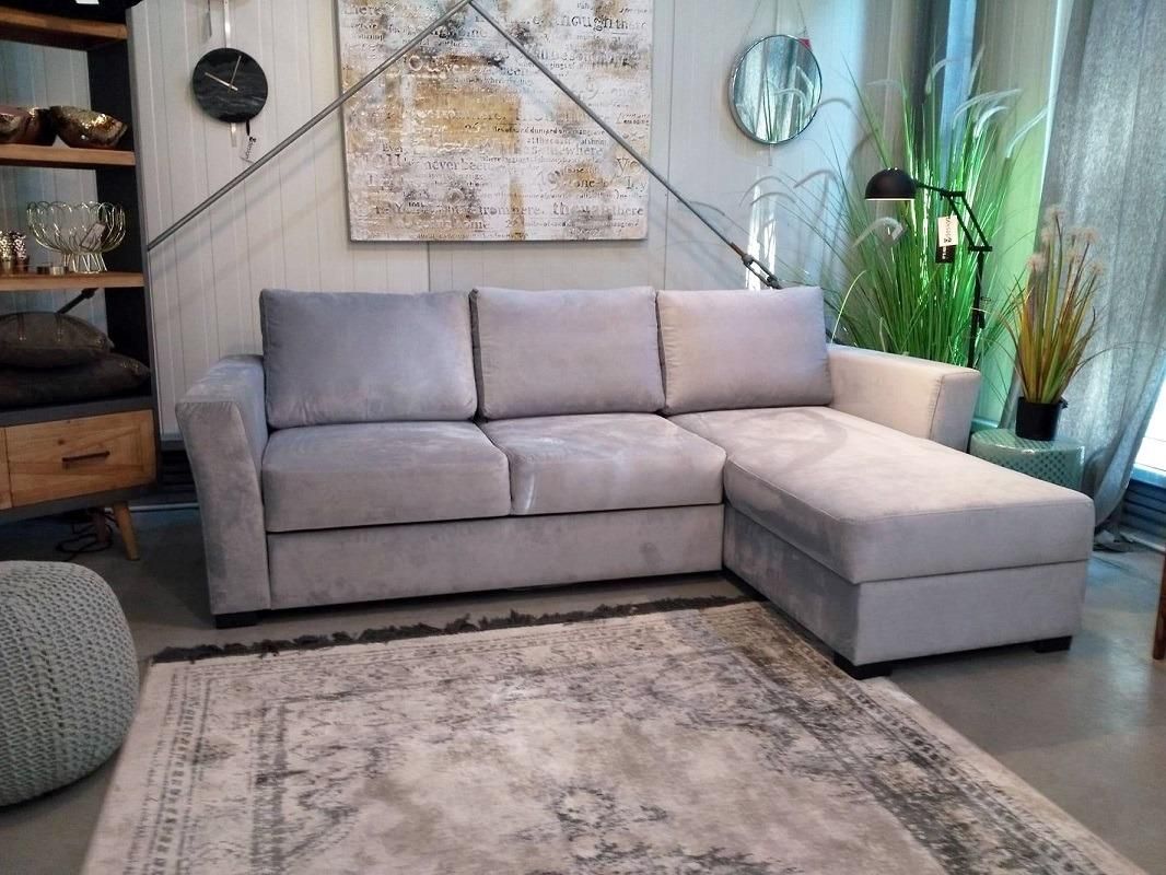 9Design Sofa Narożna Classic Z Funkcją Spania Szara - Opinie i atrakcyjne ceny na Ceneo.pl