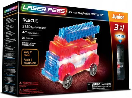 Laser Pegs 3 In 1 Rescue 
