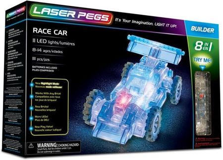 Laser Pegs 8 In 1 Race Car 
