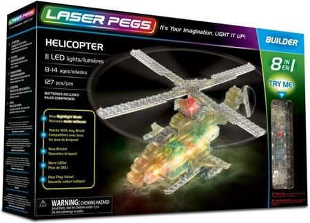 Laser Pegs 8 In 1 Helicopter 