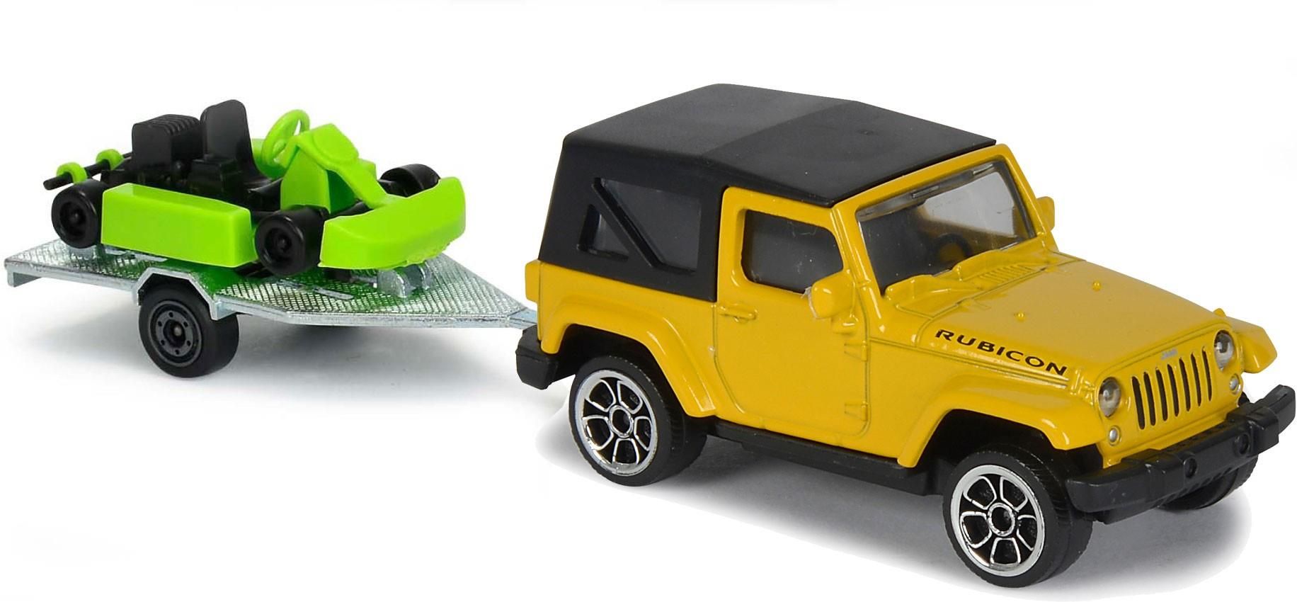 Majorette Samochód Jeep Wrangler Rubicon Z Lawetą (2053150 ...