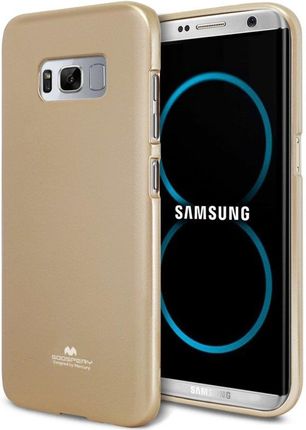 Mercury Goospery Jelly Case Żelowe Galaxy S8 Plus G955 Złoty