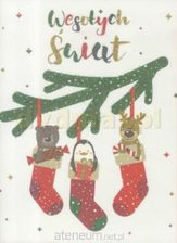 Zdjęcie Karnet B6 Boże Narodzenie - Zwierzątka (10 szt) - Swarzędz
