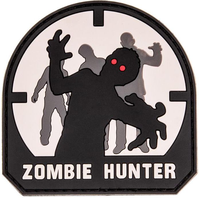 Zombie hunter. Шеврон Zombie Hunter. Нашивка зомби. Нашивки из ПВХ. PVC Patch Zombie.