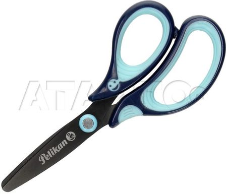 Nożyczki Ergonomiczne 14Cm Dla Praworęcznych Niebieskie Pelikan Griffix