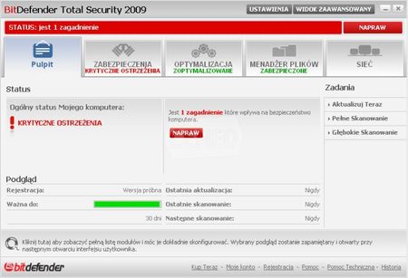 BitDefender Total Security 2009 PL 5Stan/12Mies