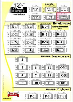 Okładki Na Dzienniczek A6 - Iks 1 50 Szt 218Mm