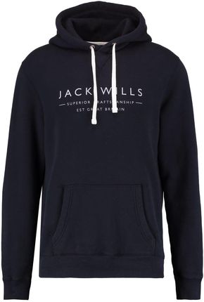 Jack Wills BATSFORD WILLS POPOVER Bluza z kapturem navy Ceny i