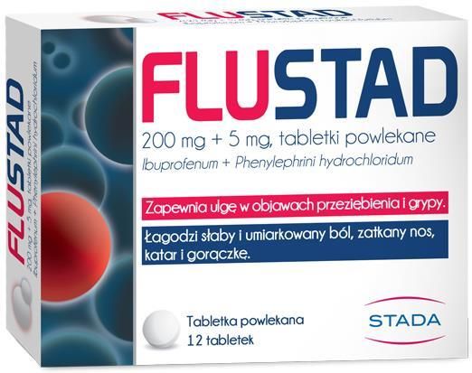 Leki przeciwbólowe Flustad 12 tabl - Opinie i ceny na Ceneo.pl