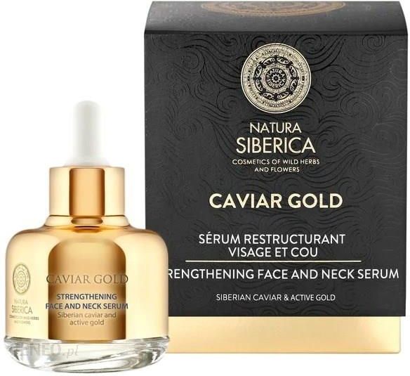 Serum do twarzy Natura Siberica Professional Caviar Gold Serum Wzmacniające  Do Twarzy I Szyi 30 ml - Opinie i ceny na 