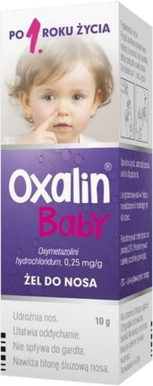 Oxalin Baby Żel na zapalenie błony śluzowej nosa 10g