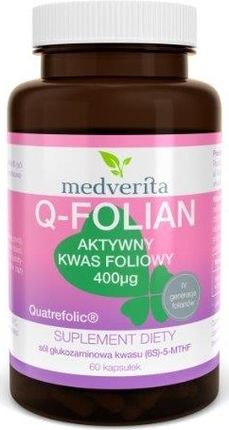 Medverita Q-Folian kwas foliowy 60 kaps