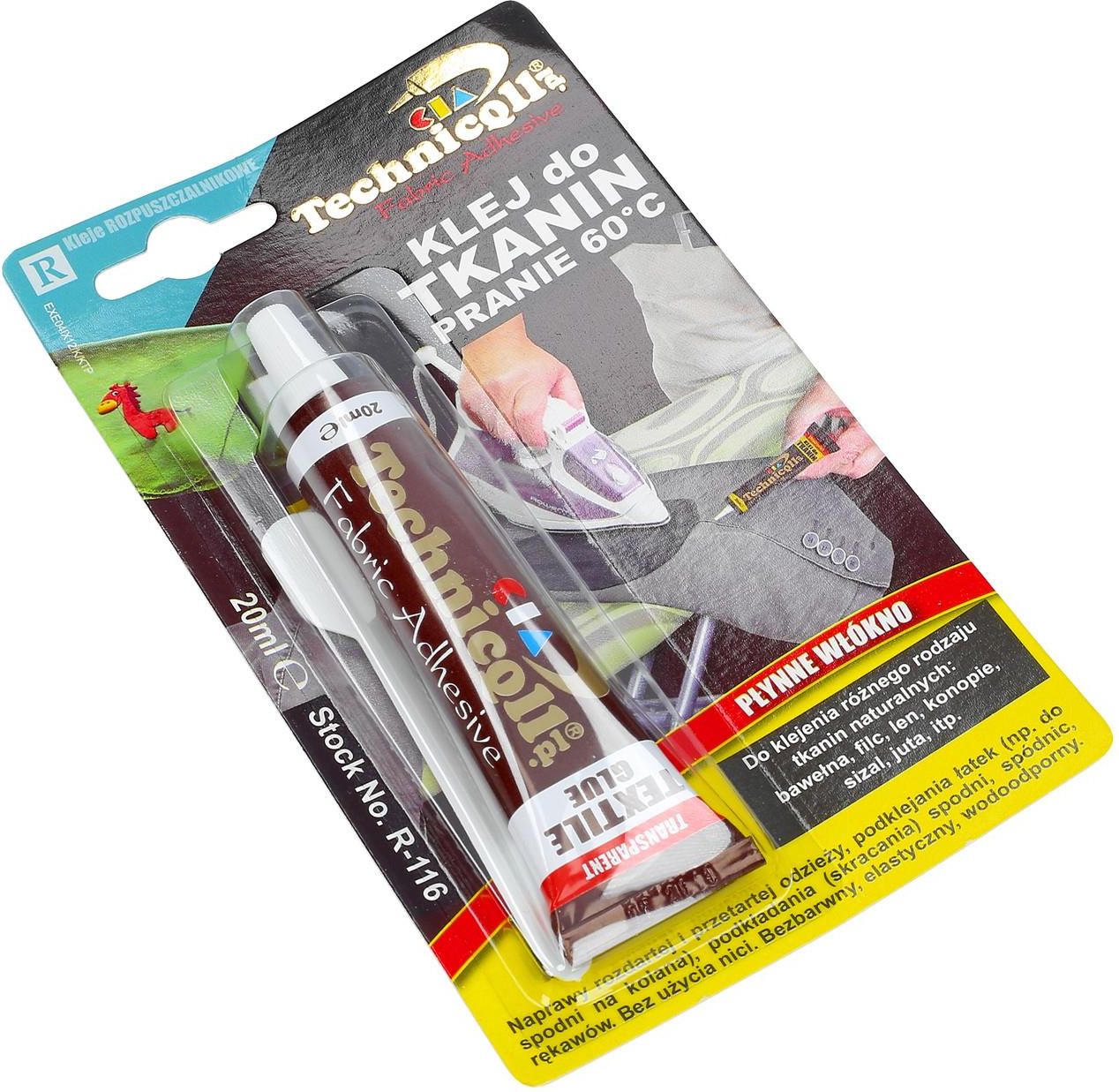 Technicqll Klej Do Tkanin 20 Ml - zdjęcie 1 Technicqll Klej Do Tkanin 20 Ml