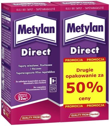 Metylan Klej Do Tapet Direct 200 G Drugi Za 50%