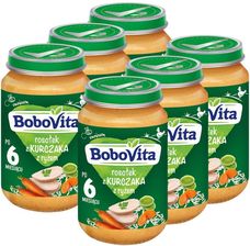 Zdjęcie BoboVita Rosołek Z Kurczaka Z Ryżem Po 6 Miesiącu 6X190G - Marki