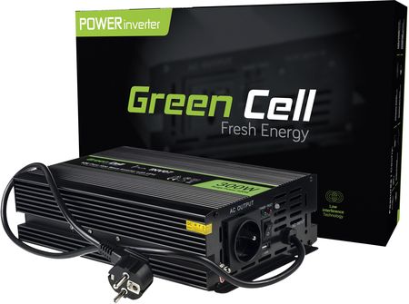 Green Cell UPS 12V na 230V Czysta sinusoida 300W/600W INV07
