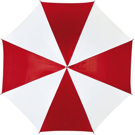 Parasol automatyczny, DISCO, czerwony/biały - czerwony / biały