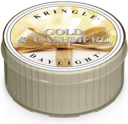 Kringle Candle Gold & Cashmere Świeca Zapachowa Daylight 1 Knot