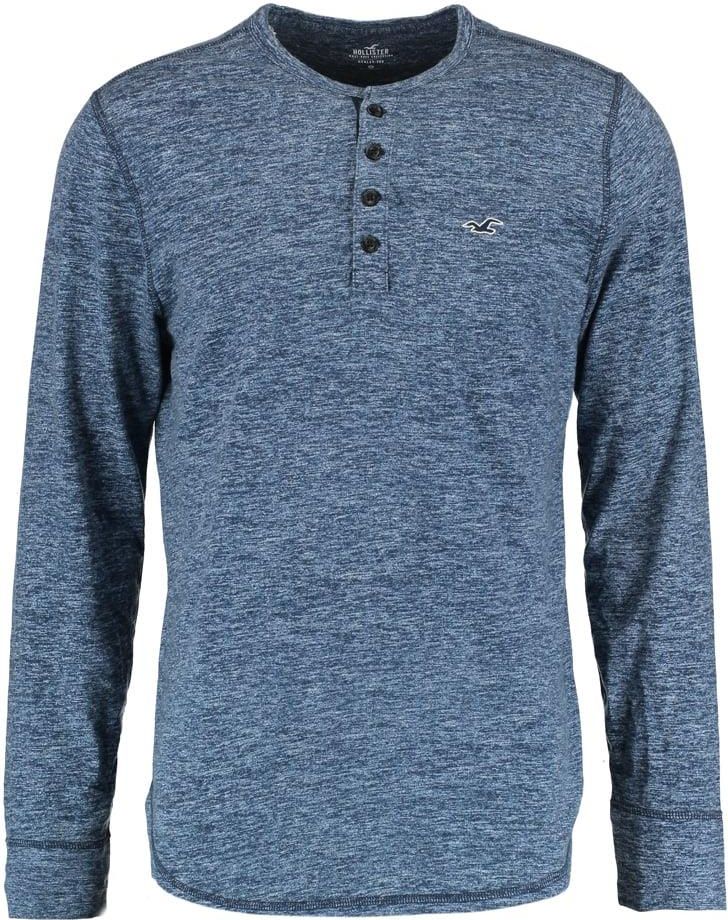 Koszulka męska henley Hollister w Męskie koszulki z długim Koszulka męska henley Hollister w Męskie koszulki z długim