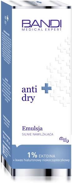 Bandi Medical Expert Anti Dry Emulsja silnie nawilżająca 50ml - zdjęcie 2 Bandi Medical Expert Anti Dry Emulsja silnie nawilżająca 50ml