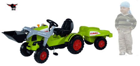 Big Traktor Claas Celtis Z Łychą I Przyczepą 56553