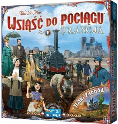 Wsiąść do Pociągu: Kolekcja Map 6 - Francja i Dziki zachód