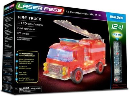 Laser Pegs 12 In 1 Fire Truck 