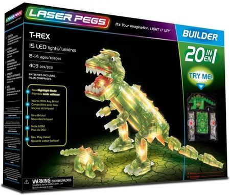 Laser Pegs 20 In 1 Trex 