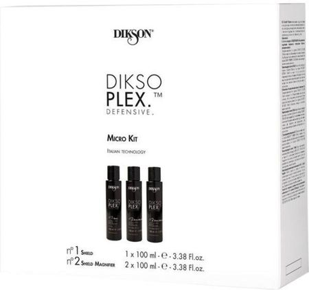 Dikson Profesjonalna Kuracja Do Włosów Dikso Plex Defensive Shield 100 ml + Hair Cr 2 X 100 ml 