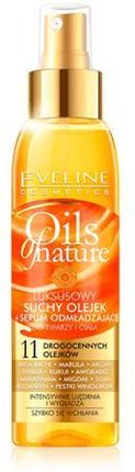 Eveline Cosmetics Luksusowy Suchy Olejek + Serum Odmładzające Do Twarzy I Ciała Oils Of Nature Luxurious Dry Oil Rejuvenating Serum Face And Body