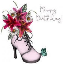 Zdjęcie Karnet Swarovski kwadrat Urodziny but - Kluczbork