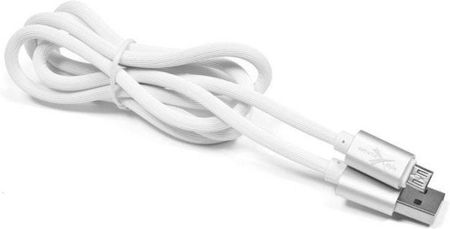 Extremestyle Kabel Silikonowy 1,5m Usb Micro Usb Biały